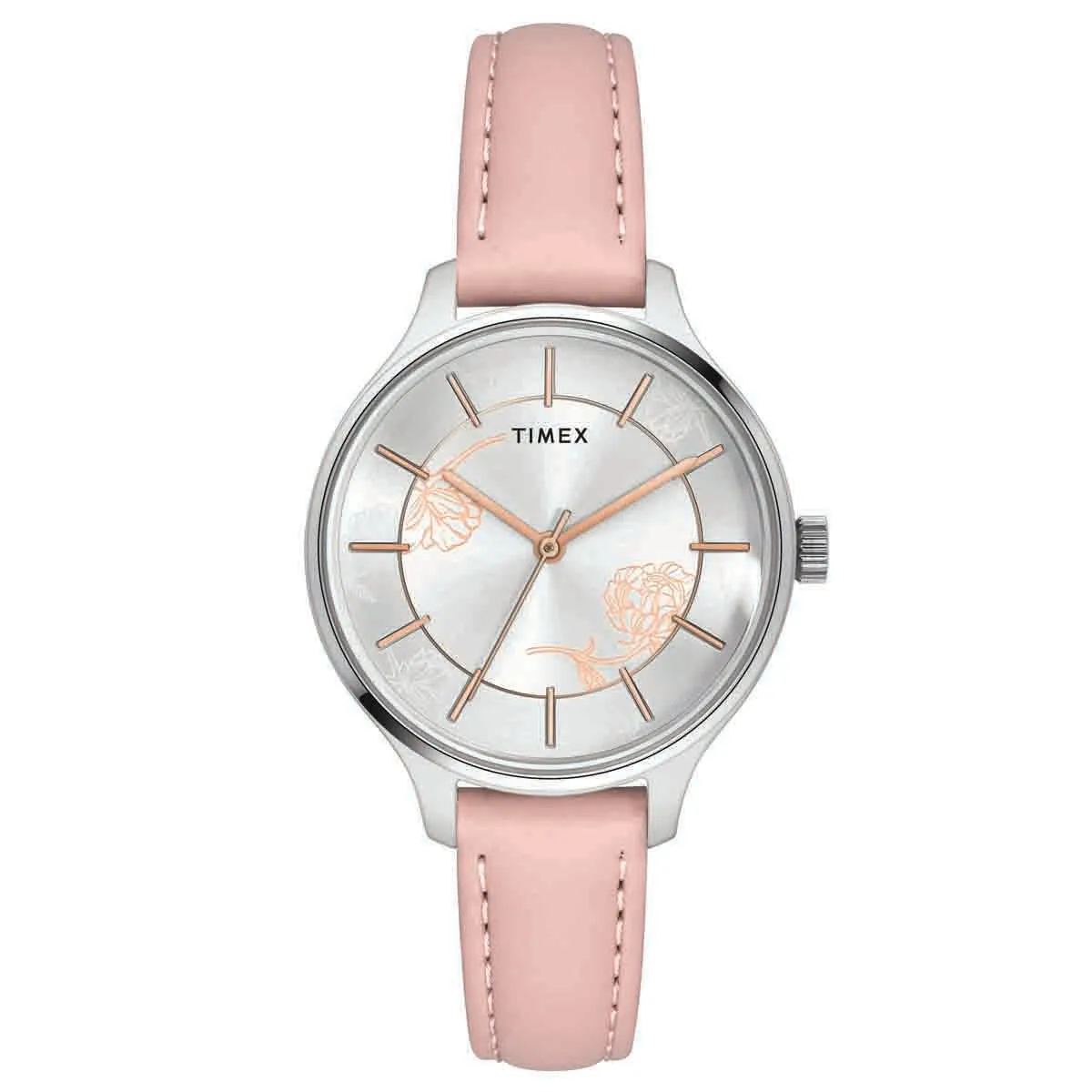 Timex Silver Dial Women Analog Watch - TWEL14805