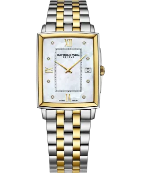 Toccata Men's Classic Rectangular Two-Tone Diamond Watch,37 x 29 mm - 5425-STP-00995