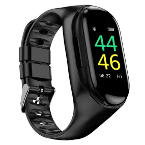 Unisex AI Bluetooth Earphone  & Heart Rate Monitor Smart Watches