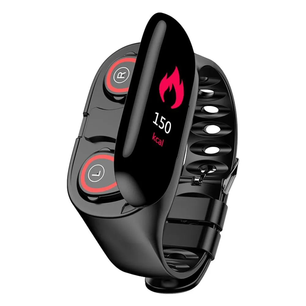 Unisex AI Bluetooth Earphone  & Heart Rate Monitor Smart Watches