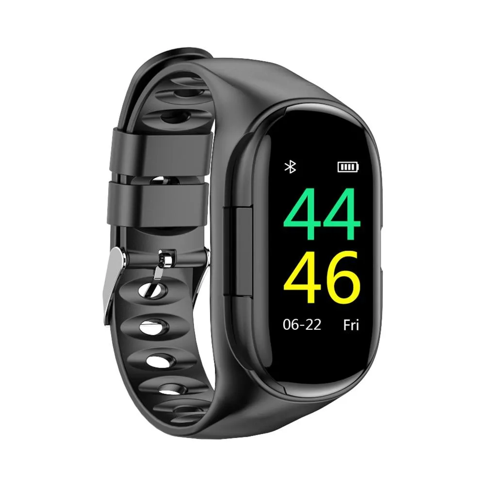 Unisex AI Bluetooth Earphone  & Heart Rate Monitor Smart Watches