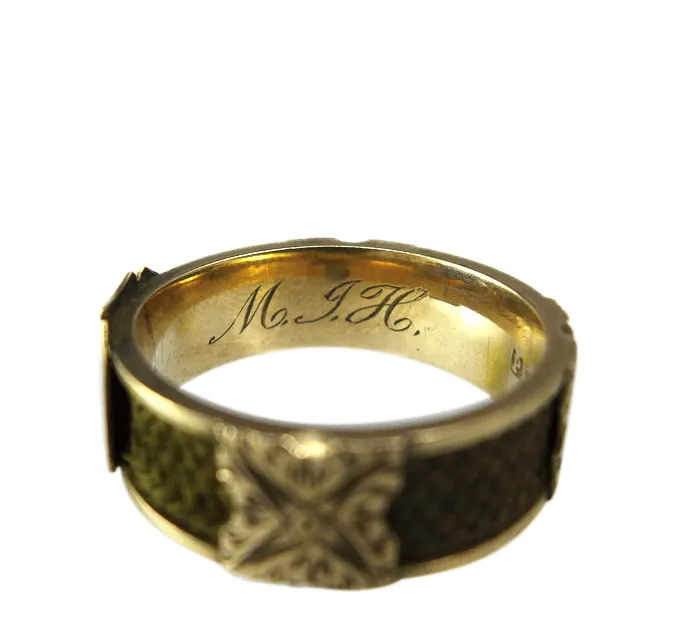 Victorian Gold Mourning Ring