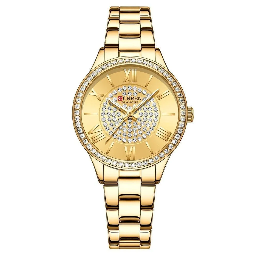 Women's Casual Stainless Steel Watch With Quartz Movement