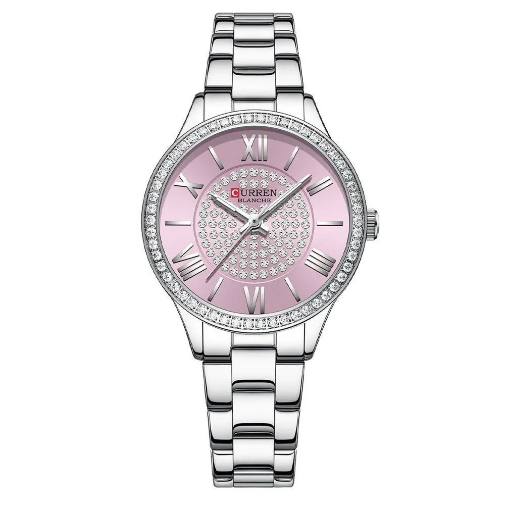 Women's Casual Stainless Steel Watch With Quartz Movement