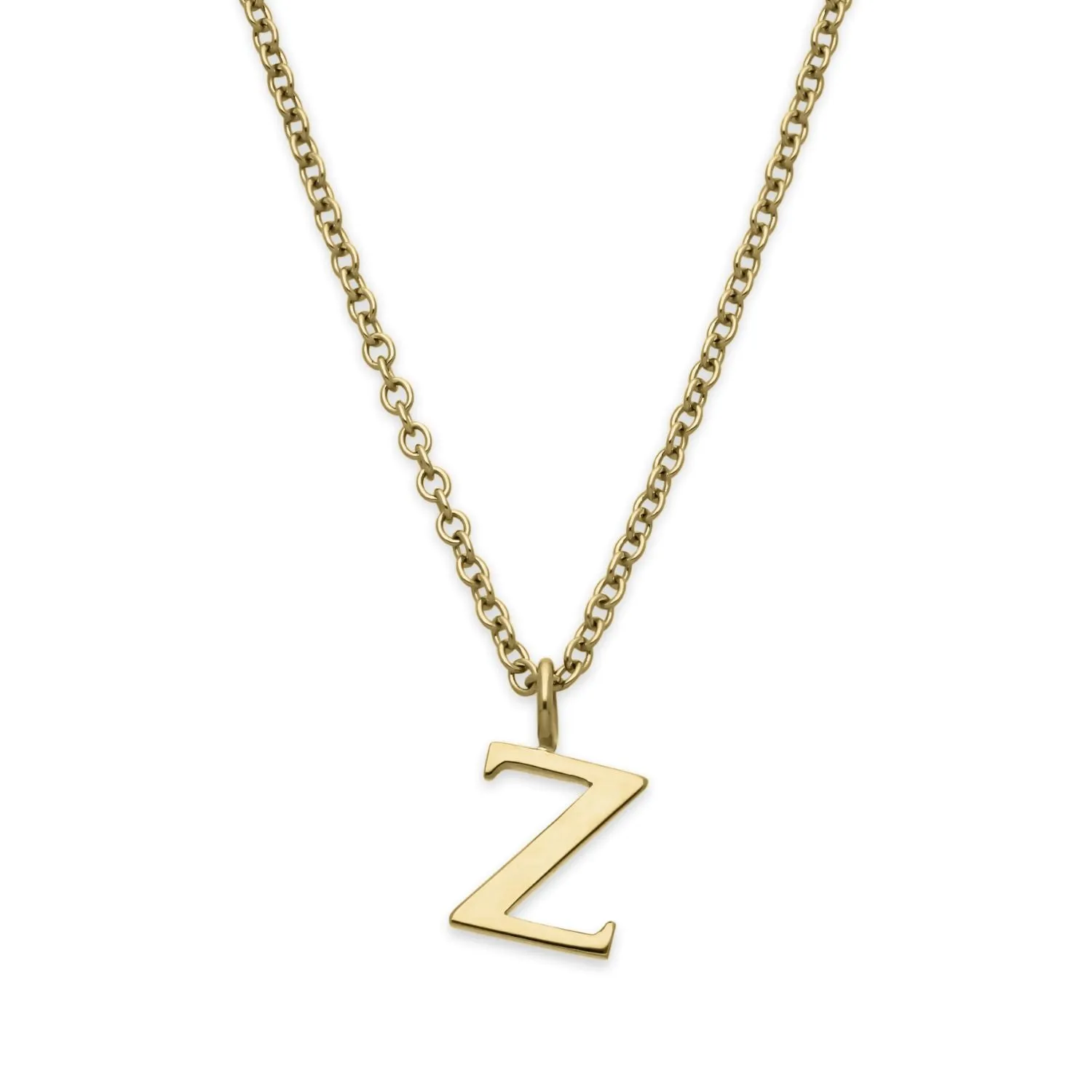 Z Letter Gold Necklace